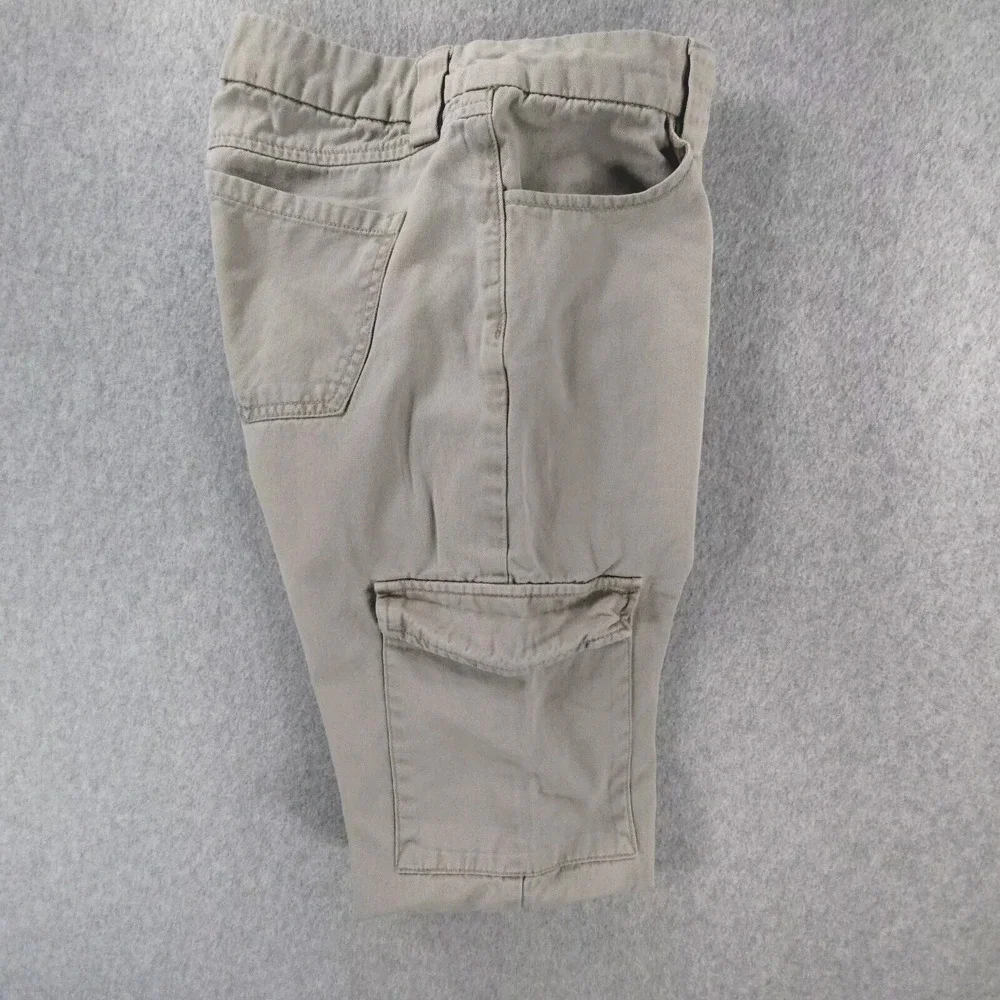 Women's Forever 21 Size XS‎ Frayed Hem Like Cargo Beige Pants📸SEE PIC📏📸